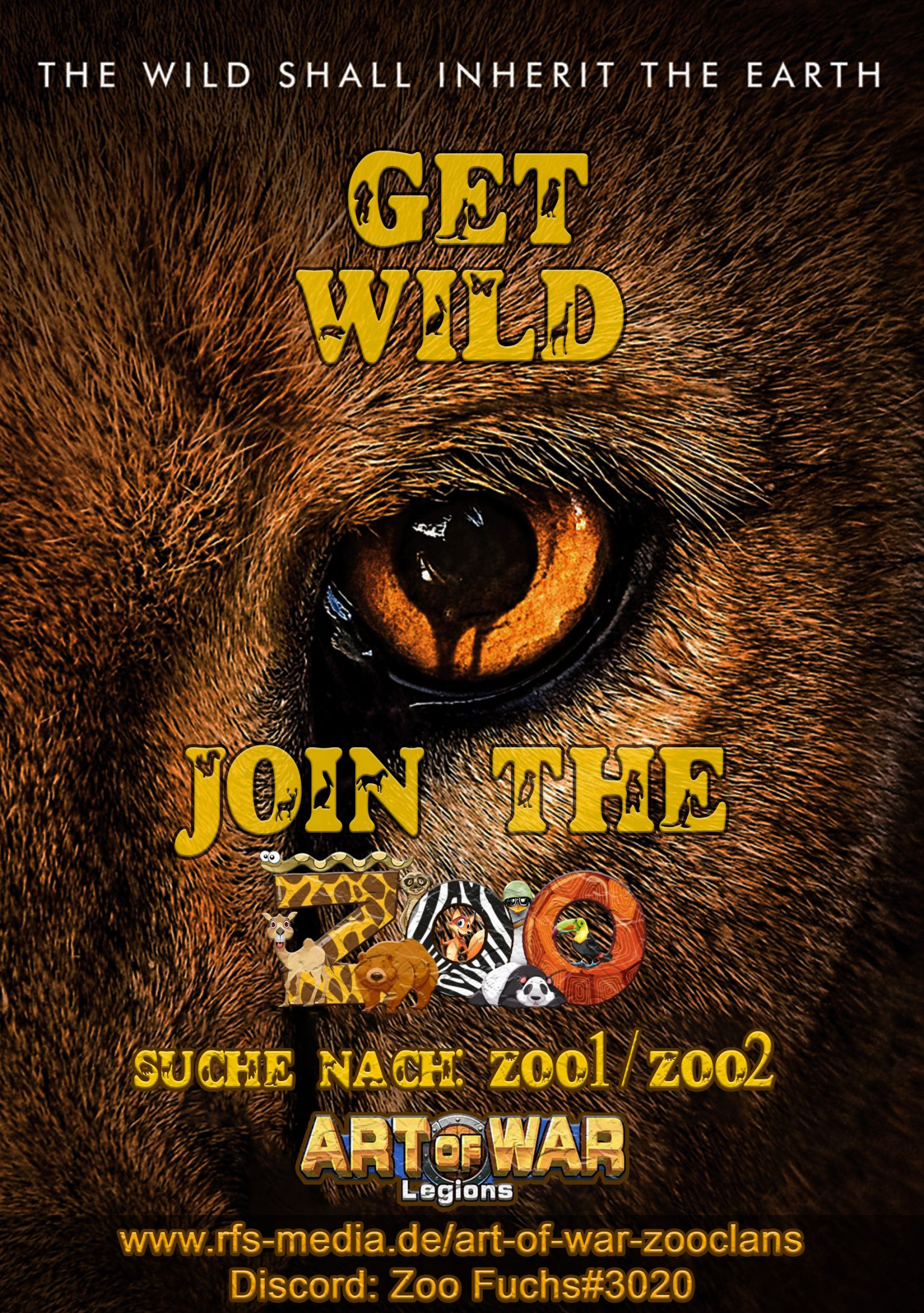 Zoo Werbung Get Wild Deutsch